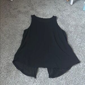 Lululemon Black Asymmetrical Sleeveless Tank Top